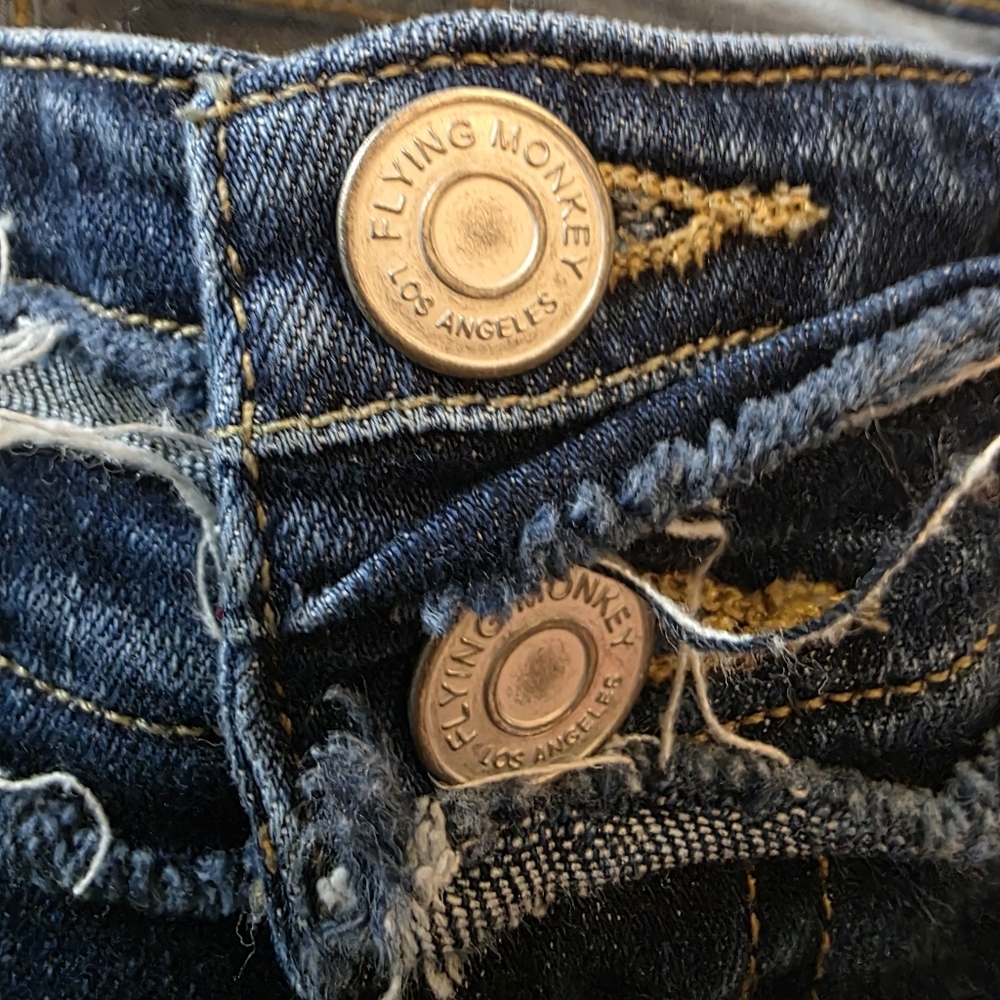 Flying Monkey Indigo Skinny Jeans - Picture 4 of 6